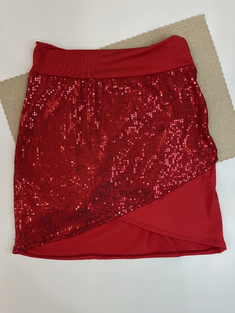 Saia Curta de Brilho Feminina Michele Collection Ref. 2411 - comprar online