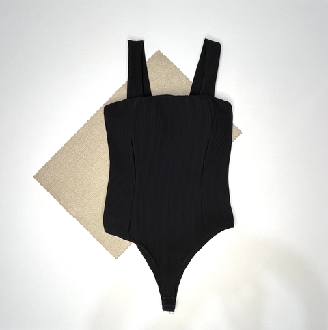 Body Canelado Anita Preto Ref. 24052 - comprar online