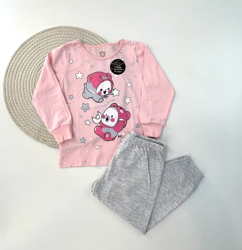 Pijama Infantil Manga Longa Boca Grande 42926: Diversão que Brilha no Escuro ✨ - comprar online