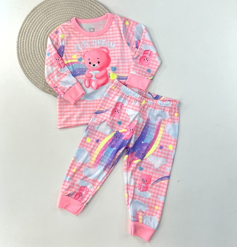 Pijama Inverno Infantil Conjunto Menina Boca Grande Ref. 43750 - comprar online