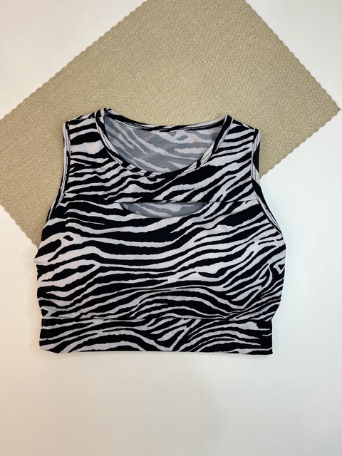 Cropped Regata Oncinha Ref. 0013 - comprar online