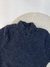 Imagem do Blusão de Lã Básico Infantil Menino Azul/preto Michele Collection Ref. 003302
