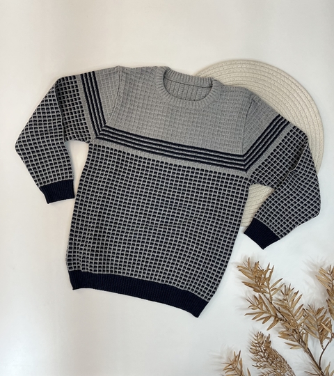 Blusão Tricô Infantil Menino Michele Collection Ref. 10445 - comprar online