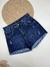 Short Jeans Azul Feminino Via Atual Ref. 3524