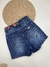 Short Jeans Feminino Lara Detox Denim Ref. 633: Conforto e Estilo com Cinto Colorido ✨ - loja online
