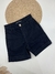 Short Jeans Preto Feminino Via Atual Ref. 3477