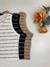Cropped/Regata Canelada Michele Ref.CR2005 - loja online