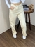 Calça Wide Leg Tanise Jeans Off White Ref. 24208 - Michele Modas