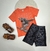 Conjunto Camiseta e Bermuda Menino Boca Grande Ref.46481