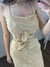 Vestido/Macaquinho Nude Maldivas Curto Crochê Michele Collection Ref.V4031 - loja online