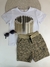 Conjunto Infantil Menino Camiseta e Bermuda Boca Grande Ref. 31244 - Michele Modas