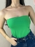 Tube Top Cropped tomara que caia Michele Collection Feminino Ad. Ref.CR2012 - Michele Modas