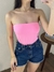 Tube Top Cropped tomara que caia Michele Collection Feminino Ad. Ref.CR2012 - loja online