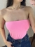 Imagem do Tube Top Cropped tomara que caia Michele Collection Feminino Ad. Ref.CR2012