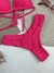 Biquíni Cortininha Texturizado Pink Neon Ralu Modas Ref.31662 - Michele Modas