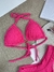 Biquíni Cortininha Texturizado Pink Neon Ralu Modas Ref.31662