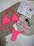 Biquíni Cortininha com Bojo Removível Rosa Neon Ralu Modas Ref.27702 na internet
