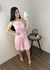 Vestido Plissado Curto Feminino Michele Collection Ref.V4013 - comprar online