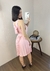 Vestido Plissado Curto Feminino Michele Collection Ref.V4013 na internet