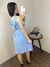 Vestido Plissado Curto Feminino Michele Collection Ref.V4013 - comprar online