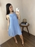 Vestido Plissado Curto Feminino Michele Collection Ref.V4013 - loja online
