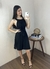 Vestido Plissado Curto Feminino Michele Collection Ref.V4013 - Michele Modas