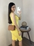 Vestido Curto Brenda Canelado com Fenda Michele Collection Ref.V4014 - Michele Modas
