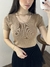 Blusa Aurora Manga Curta Modal Michele Collection Ref.T694