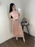 Imagem do Saia Ruth em Tule Plissada Rose Poa Ref.V2002