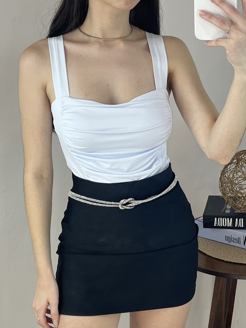 Body Regata com Bojo Talita Poliamida Michele Collection Ref.BO2001