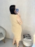 Vestido Midi Plus Size Canelado Com Decote VRef.85586 - loja online