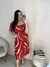 Imagem do Vestido Midi Plus Size Evasê em Viscose Ref. 85587 - Cereja Rosa