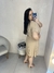 Vestido Curto Plus Size em Viscose Canelada - Cereja Rosa 85584 - Michele Modas