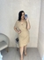 Vestido Curto Plus Size em Viscose Canelada - Cereja Rosa 85584 - loja online