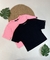Blusa/Cropped Juvenil Manga Curta Jaslyn Ref.1879 - comprar online