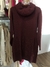 Vestido Manga Longa Tricô D'lanfiore Gola Alta - Elegância e Conforto para o Inverno (Ref. 3416) - Michele Modas