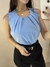 Blusa Lisa Mila com pregas Ref. Bl4021 - comprar online