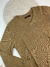 Blusão/Suéter Marrom de Gola V Malwee- Ref. 95086 - Michele Modas