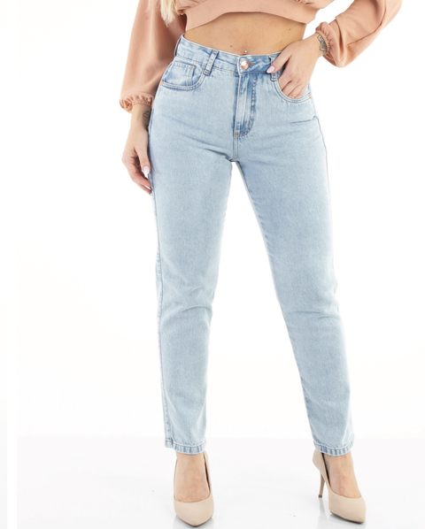 Calça Mom 2 tecidos Via Jeans Atual Ref:.2304 - comprar online