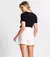 Shorts Feminino Em Moletinho Endless Preto Ref.E15224 - Michele Modas