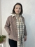 Jaqueta Feminina Tradicional Cáqui Forrada de Pelo Tanise Jeans Ref. JA6997 - comprar online