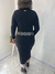 Vestido Midi Estampado em Pelo Aveludado Cereja Rosa 73077 - Michele Modas