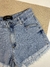 Short Jeans Feminino Via Atual Jeans Ref.3469 na internet