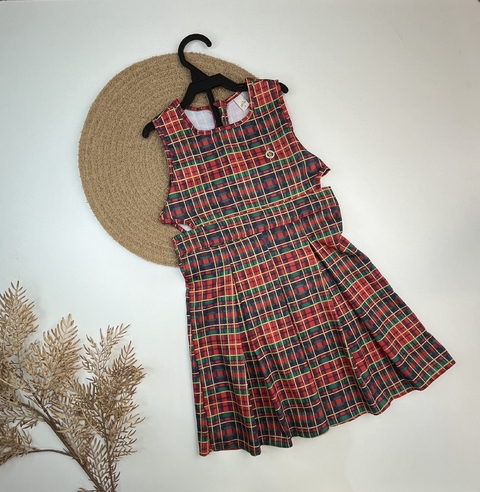 Vestido Infantil Natalino Menina Boca Grande Ref. 22812