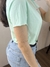 Imagem do Blusa/T-shirt Feminina Manga Curta Azul Clarinho -Michele Collection Ref. 050