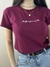 Blusa/T-shirt Feminina Manga Curta Bordo - Michele Collection Ref.012 - comprar online