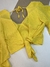 Cropped Feminino Amarelo Michele Collection ref. 17876