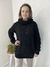 Blusão Tricô Gola Alta Feminino D'Lanfiore Preto - Conforto e Estilo Amplo para o Inverno (Ref. 3652) na internet