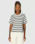 Blusa Feminina Manga Curta Listrada - Malwee Ref. 123230 na internet