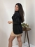 Blazer Feminino Alfaiataria Kessey Neoprene Preto - Elegância Atemporal e Versátil (REF: 868611) - Michele Modas